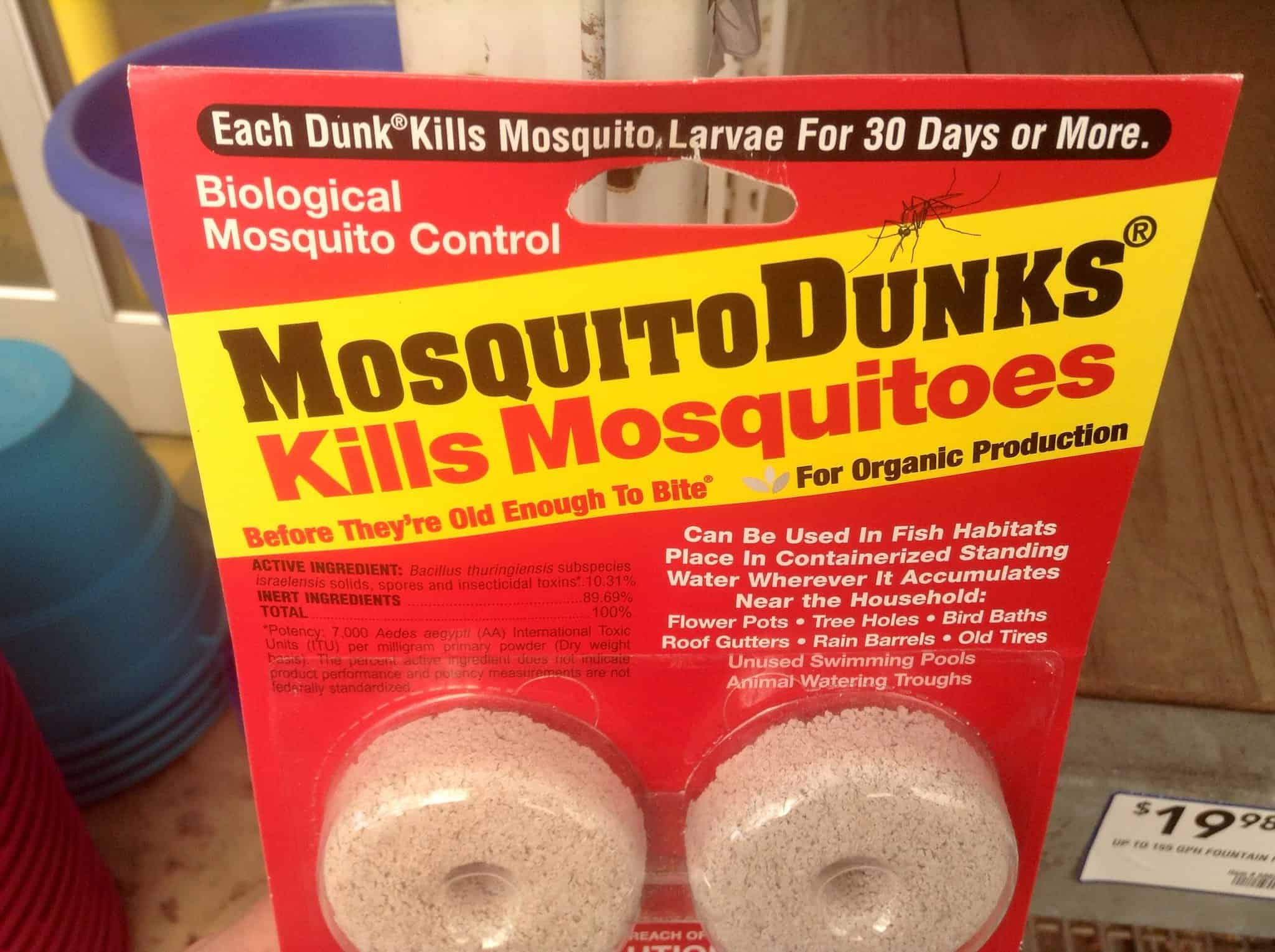mosquito dunks